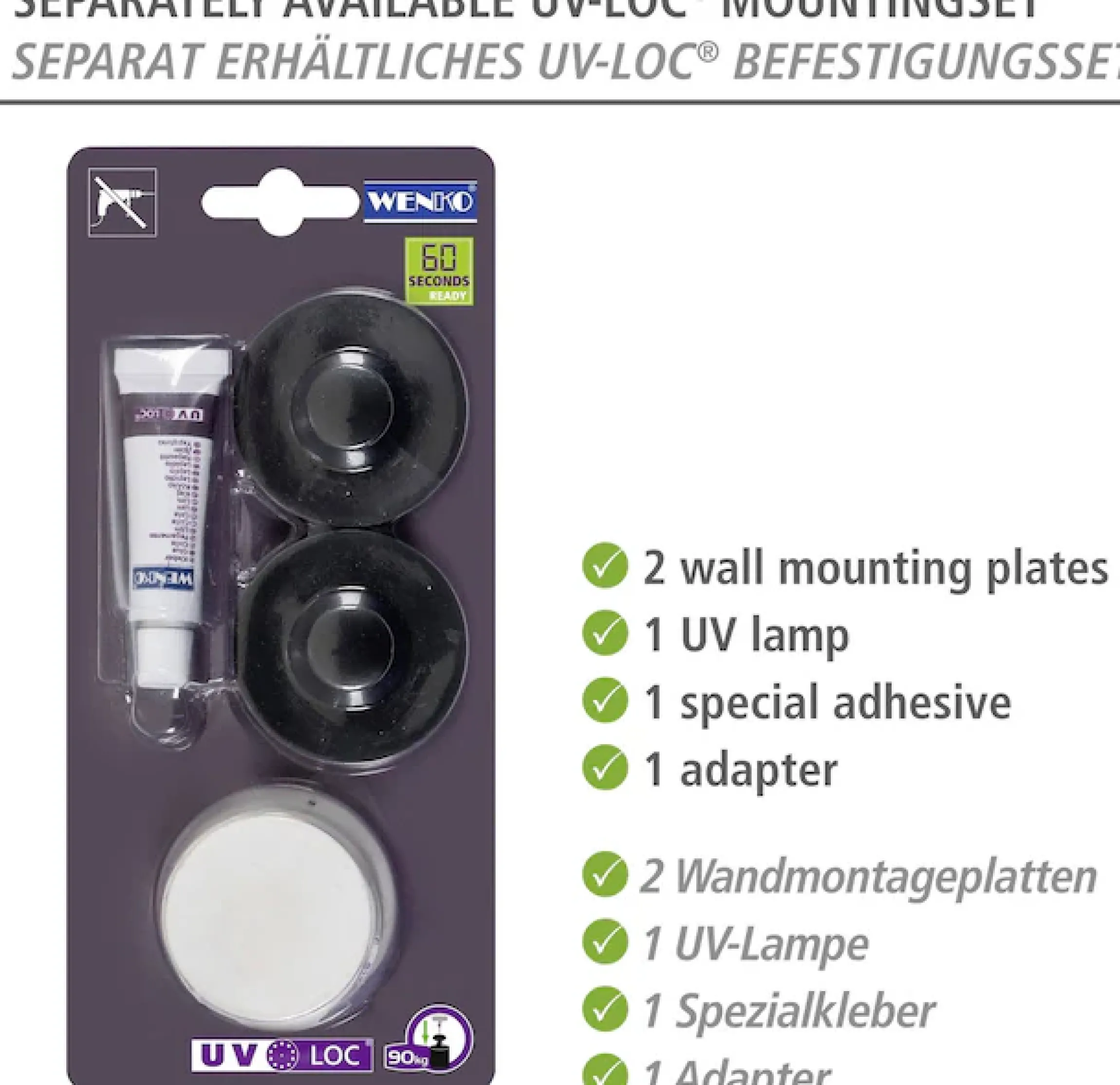 WENKO Badregal »Molinella« zur Wandmontage, extra tief
