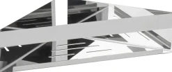 WENKO Badregal »Turbo-Loc® Genova« Wandregal aus hochwertigem Edelstahl, Befestigen ohne Bohren