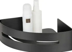 WENKO Eckregal »Turbo-Loc® Modell Bivio« aus Aluminium für Shampoo, rostfrei, Befestigen ohne Bohren