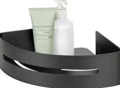 WENKO Eckregal »Turbo-Loc® Modell Bivio« aus Aluminium für Shampoo, rostfrei, Befestigen ohne Bohren