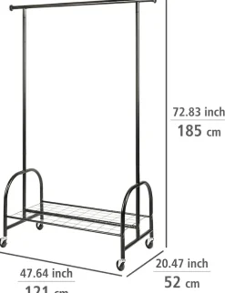 WENKO Garderobenstange »Profi« BxTxH: 121x52x185 cm