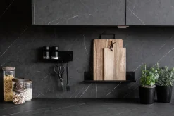 WENKO Gewürzregal »Modell Jet« Regal für die Wand, Industrial Style, pulverbeschichtetes Metall