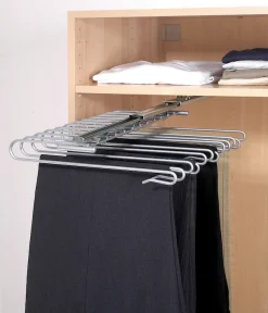 WENKO Hosenauszug »Modell Universal« Schrankauszugfür 12 Hosen, Hosenhalter für den Kleiderschrank