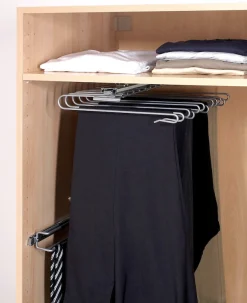 WENKO Hosenauszug »Modell Universal« Schrankauszugfür 12 Hosen, Hosenhalter für den Kleiderschrank