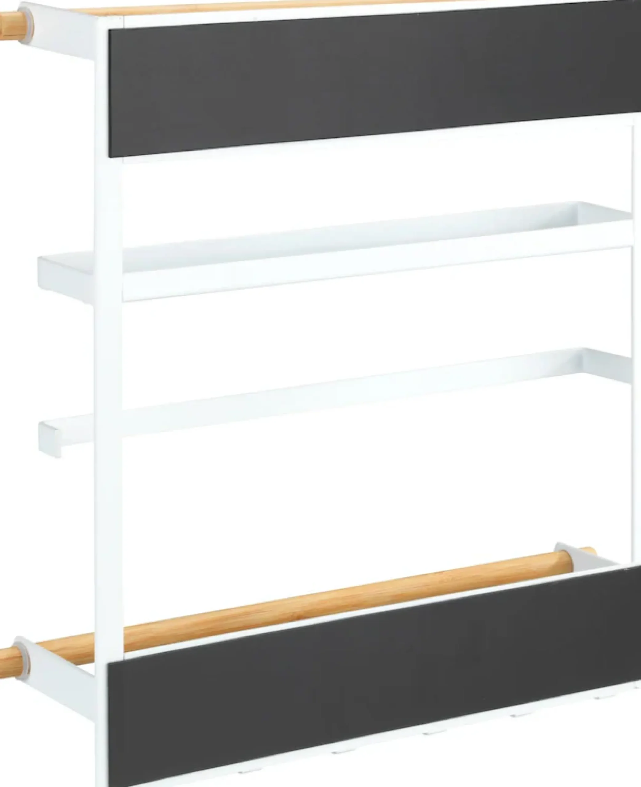 WENKO Küchenregal »Modell Magna« magnetisches Regal mit Küchenrollenhalterung, Befestigung ohne Bohren