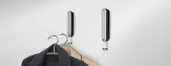 WENKO Klapphaken »Premium Sigma« im ovalen Premium-Design aus stabilem Kunststoff
