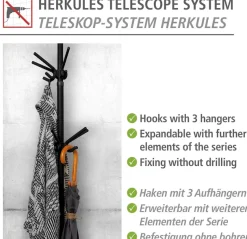 WENKO Kleiderhaken »Herkules« ohne Bohren