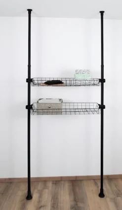 WENKO Regalelement »Herkules« 2er Set, Passend zum Teleskop-System Herkules
