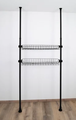 WENKO Regalelement »Herkules« 2er Set, Passend zum Teleskop-System Herkules
