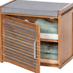WENKO Schuhbank »Bahari« BxTxH: 50x33x45 cm, aus Bambus