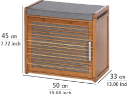 WENKO Schuhbank »Bahari« BxTxH: 50x33x45 cm, aus Bambus