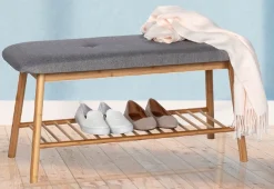 WENKO Schuhbank »Bahari« BxTxH: 90x34x45 cm, aus Bambus