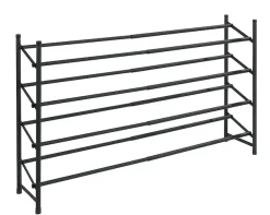 WENKO Schuhregal »Modell Hero« ausziehbar, 62 bis 115 cm, für 24 Paar Schuhe, Anti-Rutsch Oberfläche