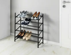 WENKO Schuhregal »Modell Hero« ausziehbar, 62 bis 115 cm, für 24 Paar Schuhe, Anti-Rutsch Oberfläche