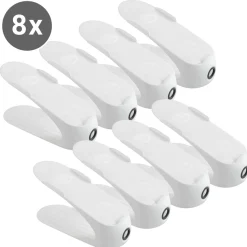 WENKO Schuhstapler »Modell Schuhhalter« Set, 8 tlg. tlg. platzsparend, stapelbar; mit Griffloch für leichtes Entnehmen