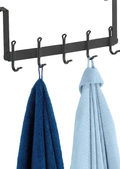 WENKO Türhaken »Modell Nostalgie« Türgarderobe, Hakenleiste mit 5 Haken, für einen Türfalz von 2 cm