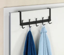 WENKO Türhaken »Modell Nostalgie« Türgarderobe, Hakenleiste mit 5 Haken, für einen Türfalz von 2 cm