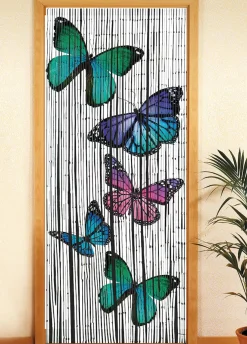 WENKO Türvorhang Hakenaufhängung 1 Stk. tlg. BxH: 90x200 cm