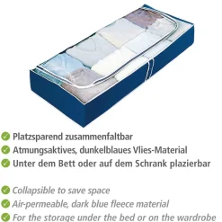 WENKO Unterbettkommode »Modell Air« für Saisontextilien, mit Sichtfenster und 3-Seiten-Reißverschluss