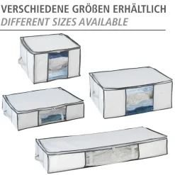 WENKO Unterbettkommode »Vakuum Soft Box XL« integrierte Vakuum-Tasche & Blitzventil, bis zu 75 % Platzersparnis
