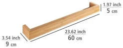 WENKO Wandregal »Bambusa« 60 cm