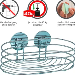 WENKO Wandregal »Turbo-Loc®« 1 Etage