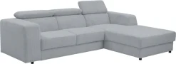 WERK2 Ecksofa »Cherry 270 x 192 cm modern und bequem« Cord, L-Form, XXL, Schlaffunktion, Bettkasten