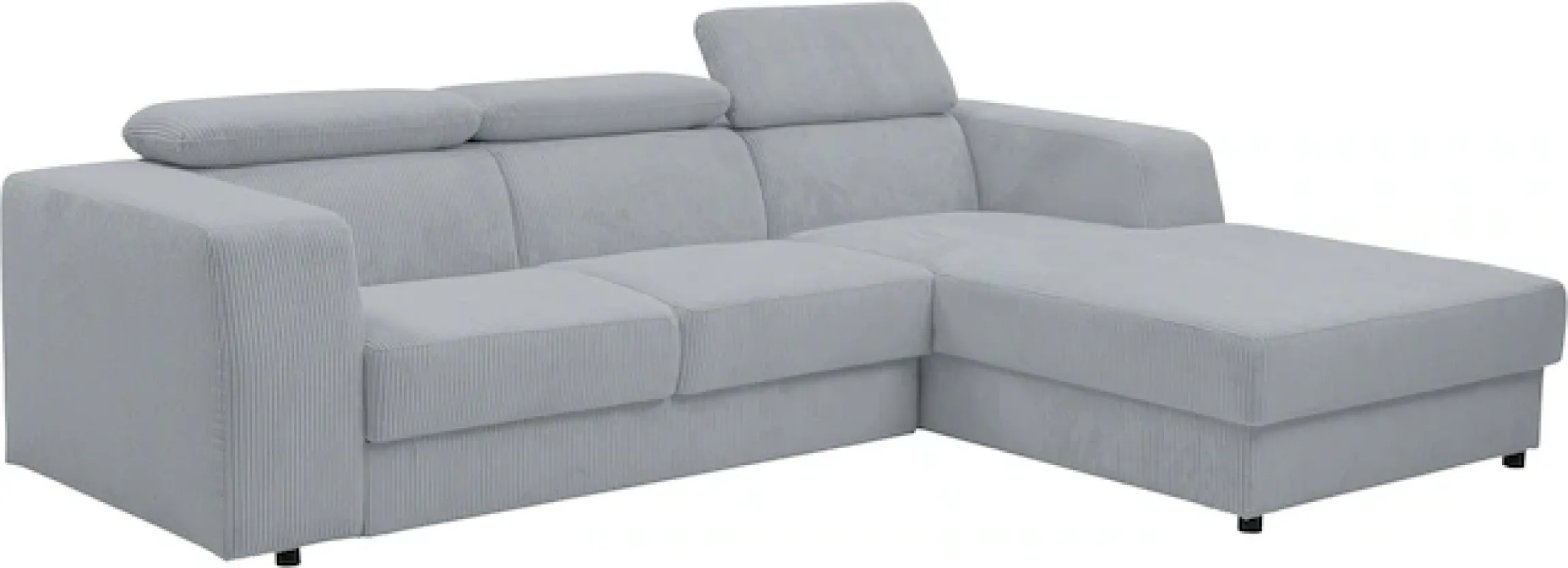 WERK2 Ecksofa »Cherry 270 x 192 cm modern und bequem« Cord, L-Form, XXL, Schlaffunktion, Bettkasten