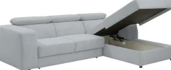WERK2 Ecksofa »Cherry 270 x 192 cm modern und bequem« Cord, L-Form, XXL, Schlaffunktion, Bettkasten