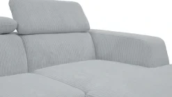 WERK2 Ecksofa »Cherry 270 x 192 cm modern und bequem« Cord, L-Form, XXL, Schlaffunktion, Bettkasten