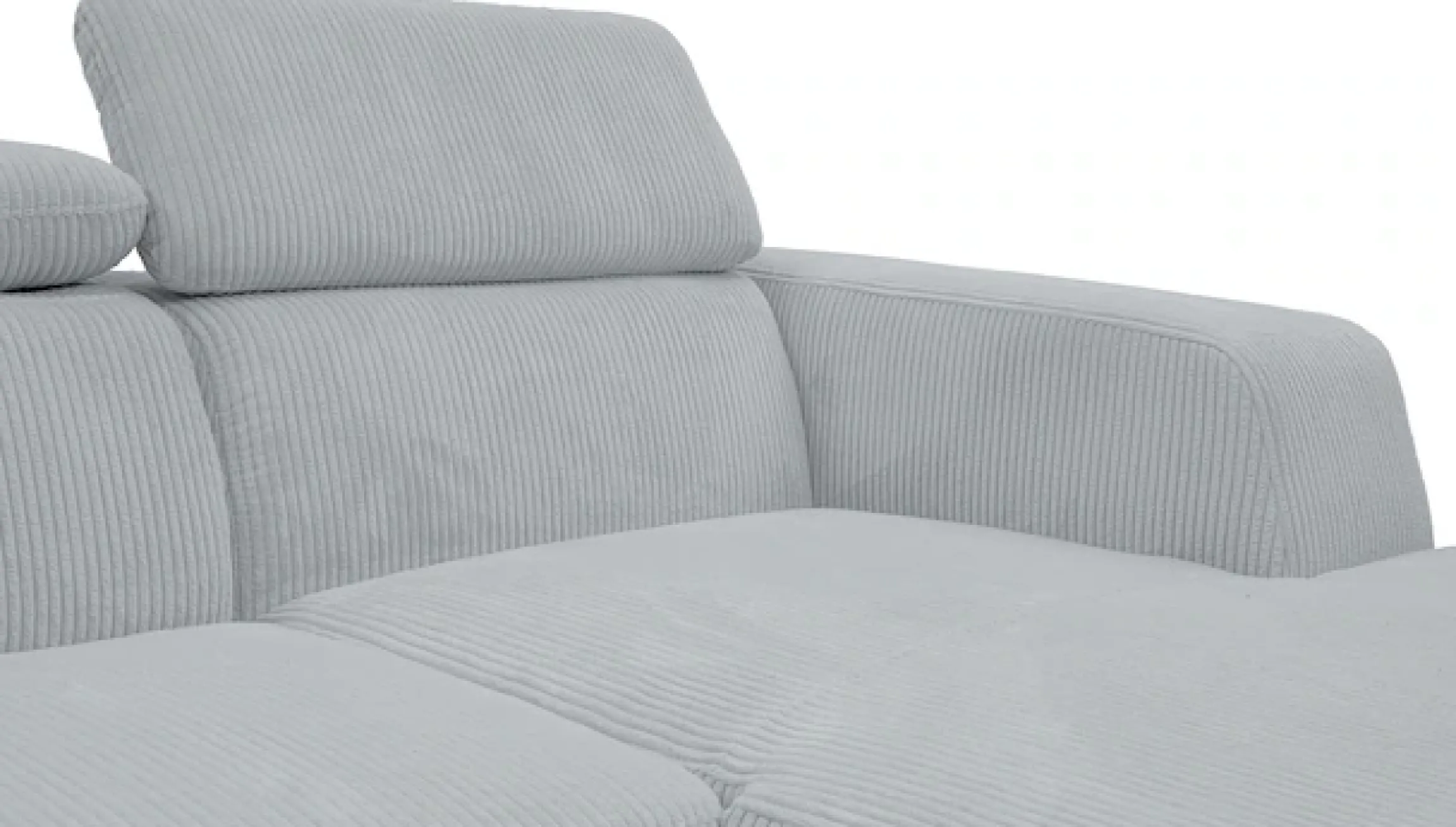 WERK2 Ecksofa »Cherry 270 x 192 cm modern und bequem« Cord, L-Form, XXL, Schlaffunktion, Bettkasten