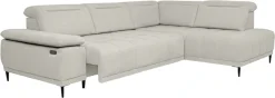 WERK2 Ecksofa »Focus-L 204 x 278 cm modern und bequem« Luxus-Microfaser, L-Form, elektrische Sitztiefenverstellung
