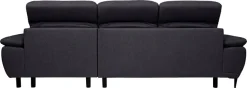 WERK2 Ecksofa »Focus-S 277 x 177 cm modern und bequem« Luxus-Microfaser weich, L-Form, XXL, elektrische Sitztiefenverstellung
