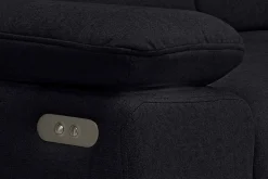 WERK2 Ecksofa »Focus-S 277 x 177 cm modern und bequem« Luxus-Microfaser weich, L-Form, XXL, elektrische Sitztiefenverstellung