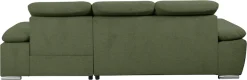 WERK2 Ecksofa »Palma 282 x 185 cm modern und bequem« Strukturstoff, L-Form, XXL, Schlaffunktion, Bettkasten