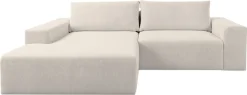 WERK2 Ecksofa »Rio 262 x 188 cm, modern & bequem, aktuelles Design, breite Armlehnen« Webstoff, L-Form
