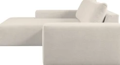 WERK2 Ecksofa »Rio 262 x 188 cm, modern & bequem, aktuelles Design, breite Armlehnen« Webstoff, L-Form