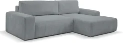 WERK2 Ecksofa »Rotterdam-L 267 x 165 cm modern und bequem« Cord, L-Form, Schlaffunktion, Bettkasten