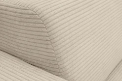 WERK2 Ecksofa »Zeus-M 251 cm breit, 262 cm tief, tolles Sofa, L-Form« Curvy Trend Garnitur, urbane Optik, komfortable Wellenunterfederung