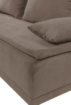 WERK2 Schlafsofa »Biggi 206 cm komfortabel und modern« Struktur weich, Schlaffunktion, Bettkasten