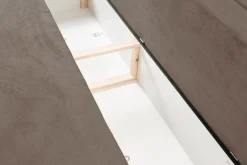 WERK2 Schlafsofa »Biggi 206 cm komfortabel und modern« Struktur weich, Schlaffunktion, Bettkasten