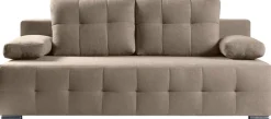 WERK2 Schlafsofa »Indigo 205 cm Bettsofa mit Bettkasten modern und bequem« Luxus-Microfaser weich, Schlaffunktion, Bettkasten