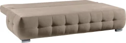 WERK2 Schlafsofa »Indigo 205 cm Bettsofa mit Bettkasten modern und bequem« Luxus-Microfaser weich, Schlaffunktion, Bettkasten