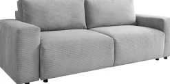 WERK2 Schlafsofa »Lima 245 cm modern und bequem« Cord, Schlaffunktion, Bettkasten
