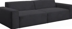 WERK2 Sofa »Zeus 3-Sitzer 256 cm breit, 105 cm tief, Big-Sofa, modern & bequem« Curvy Trend 3-Sitzer mit urbaner Optik