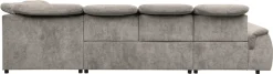WERK2 Wohnlandschaft »Pula 356 x 237 cm modern und bequem« U-Form, XXL, Schlaffunktion, Bettkasten, verstellbare Kopfteile