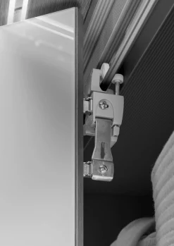 WIEMANN Falttürenschrank »Monaco, Kleiderschrank, Schrank, Wäscheschrank, mit edler Glasfront« 2 Breiten, 2 Höhen 216/236 cm auswählbar, MADE IN GERMANY,inkl. gepämpften Schubkästen und Türen, mit Panoramaöffnung