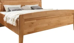 WIEMANN Funktionsbett »Lausanne, Bettgestell, Bettrahmen, teilmassiv Erle« 4-fache Liegehöhenverstellung, MADE IN GERMANY,Kopf- und Fußteil aus Massivholz, zwei Größen, Bettseitenhöhe 43 cm