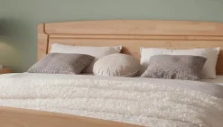 WIEMANN Funktionsbett »Lausanne, Bettgestell, Bettrahmen, teilmassiv Erle« 4-fache Liegehöhenverstellung, MADE IN GERMANY,Kopf- und Fußteil aus Massivholz, zwei Größen, Bettseitenhöhe 43 cm