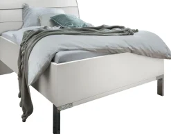 WIEMANN Futonbett »Monaco, 4-fache Liegehöhenverstellung« mit stilvollem Holzkopfteil, Made in Germany